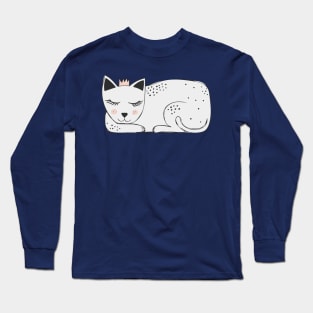 Cat Nap Queen Long Sleeve T-Shirt